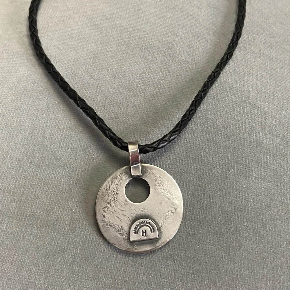 Dennis Hogan Southwestern Silver Necklace - Picture 3 of 4